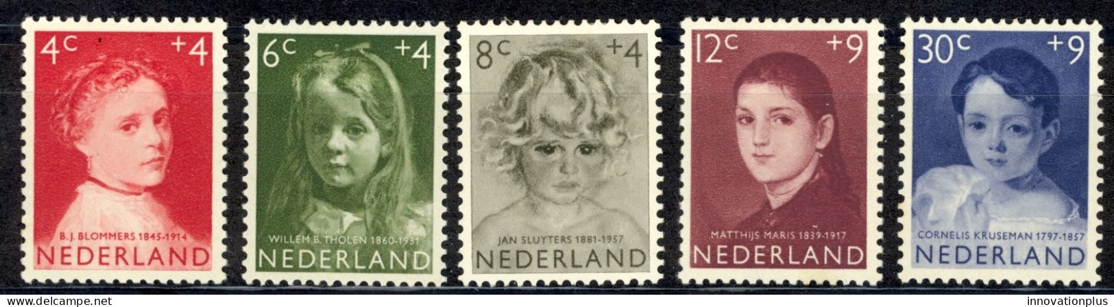 Netherlands Sc# B316-B320 MH 1957 Child Welfare - Ongebruikt