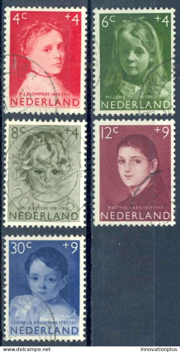 Netherlands Sc# B316-B320 Used 1957 Child Welfare - Used Stamps