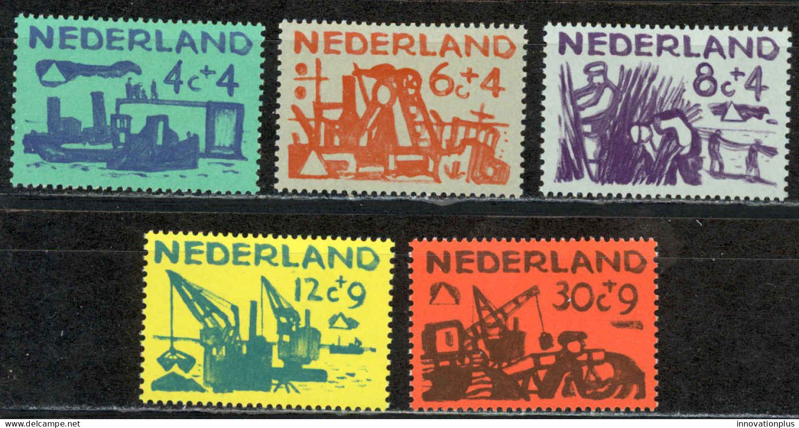 Netherlands Sc# B331-B335 MH 1959 Social & Cultural Projects - Ongebruikt