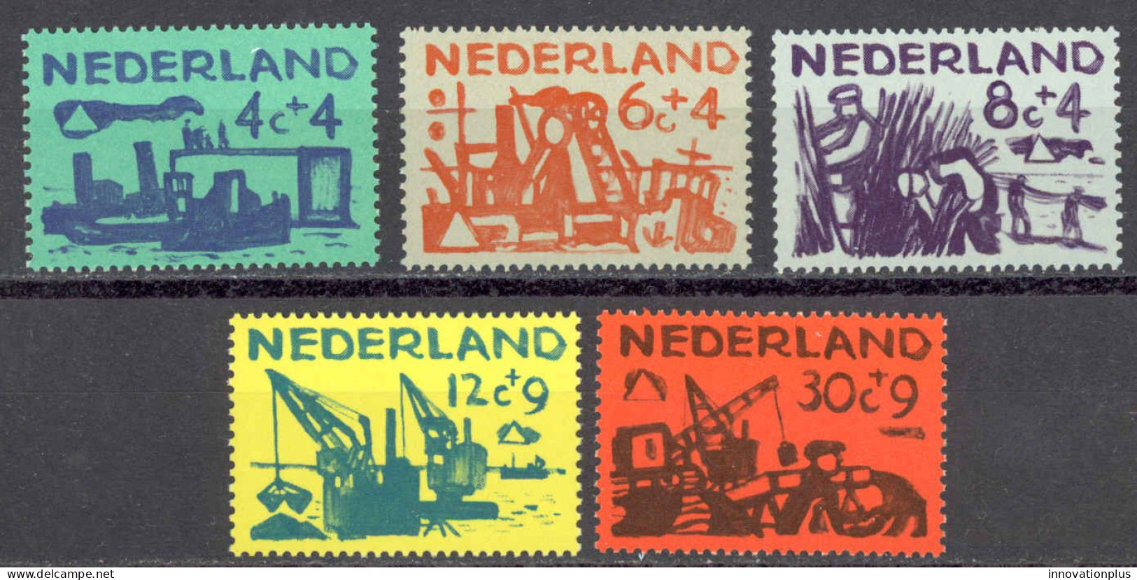 Netherlands Sc# B331-B335 MNH 1959 Social & Cultural Projects - Unused Stamps