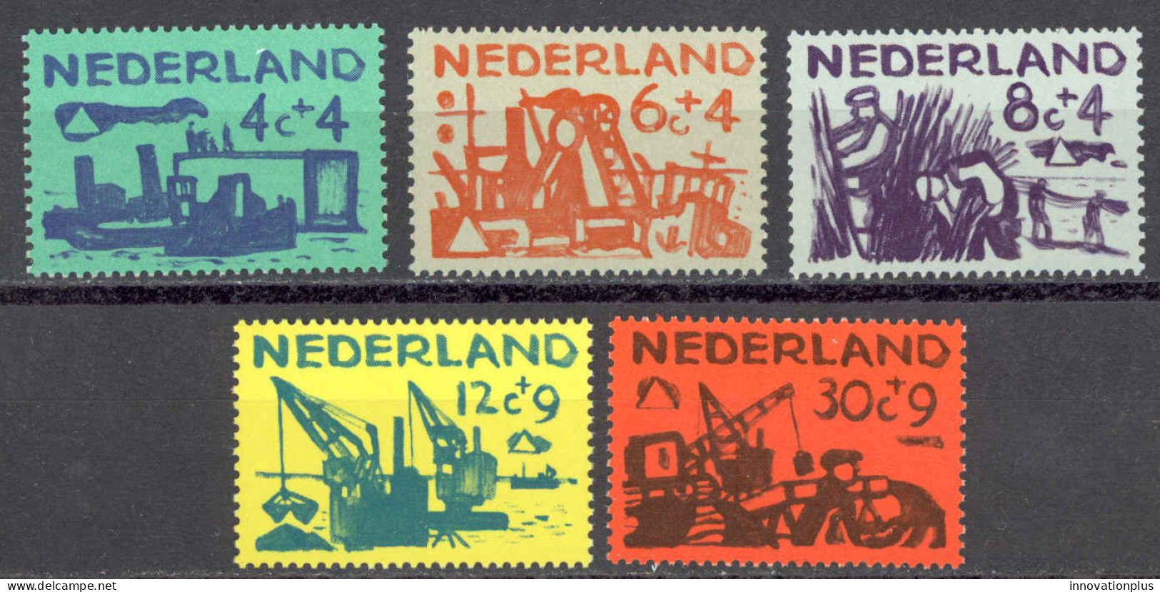 Netherlands Sc# B331-B335 MNH 1959 Social & Cultural Projects - Ongebruikt