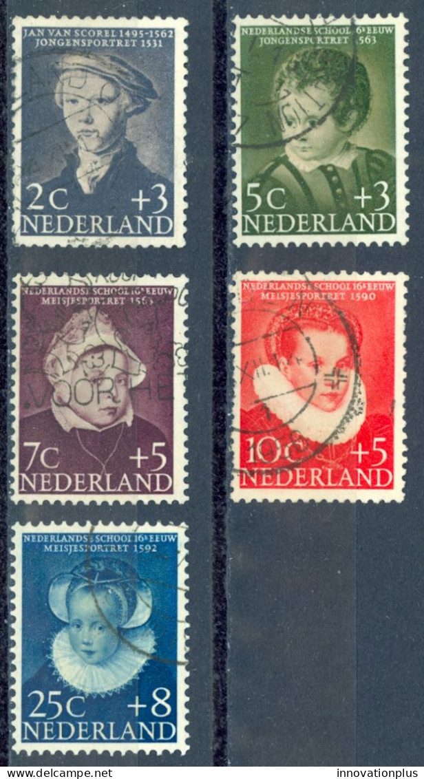 Netherlands Sc# B301-B305 Used 1956 Child Welfare - Used Stamps