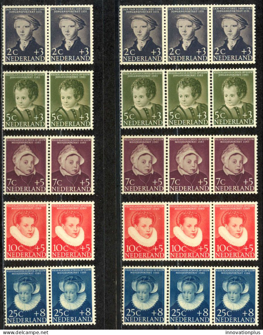 Netherlands Sc# B301-B305 MNH Lot/5 1956 Child Welfare - Ongebruikt