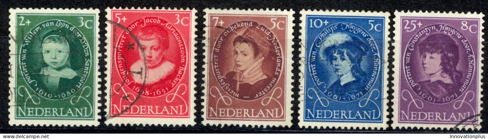 Netherlands Sc# B286-B290 Used (a) 1955 Child Welfare - Oblitérés