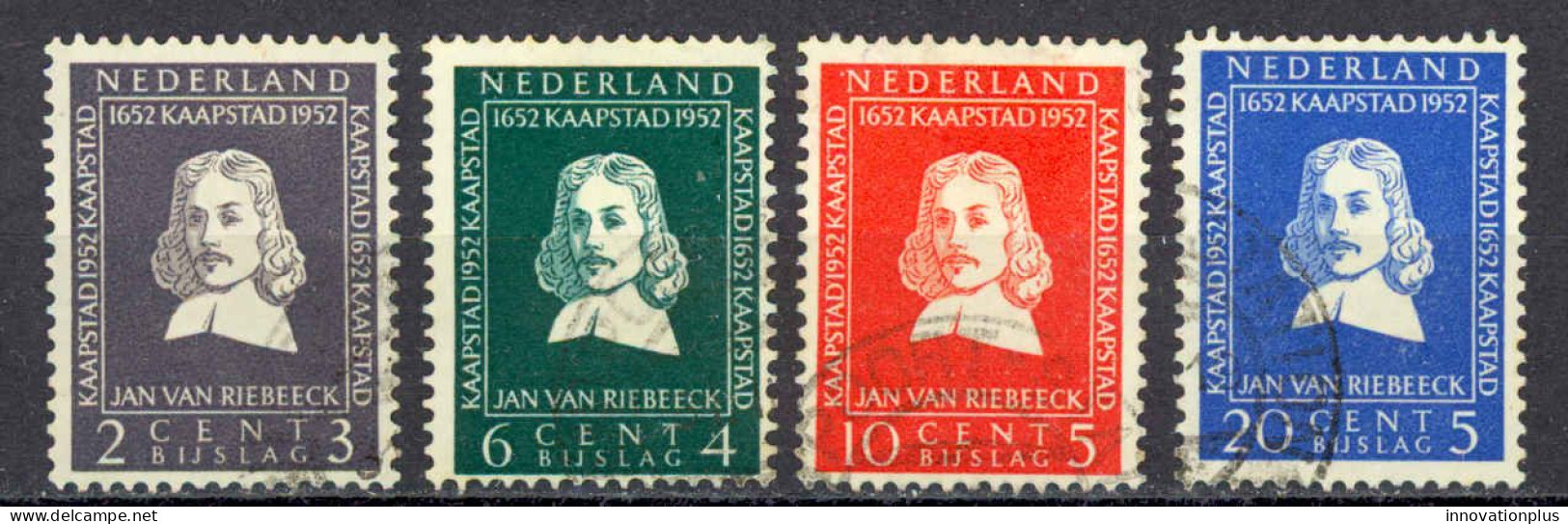 Netherlands Sc# B234-B237 Used 1952 Jan Van Riebeeck - Oblitérés