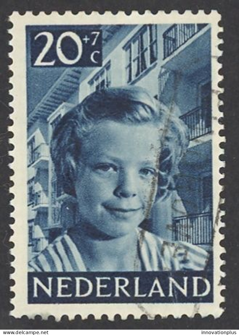 Netherlands Sc# B233 Used (a) 1952 Child Welfare - Oblitérés