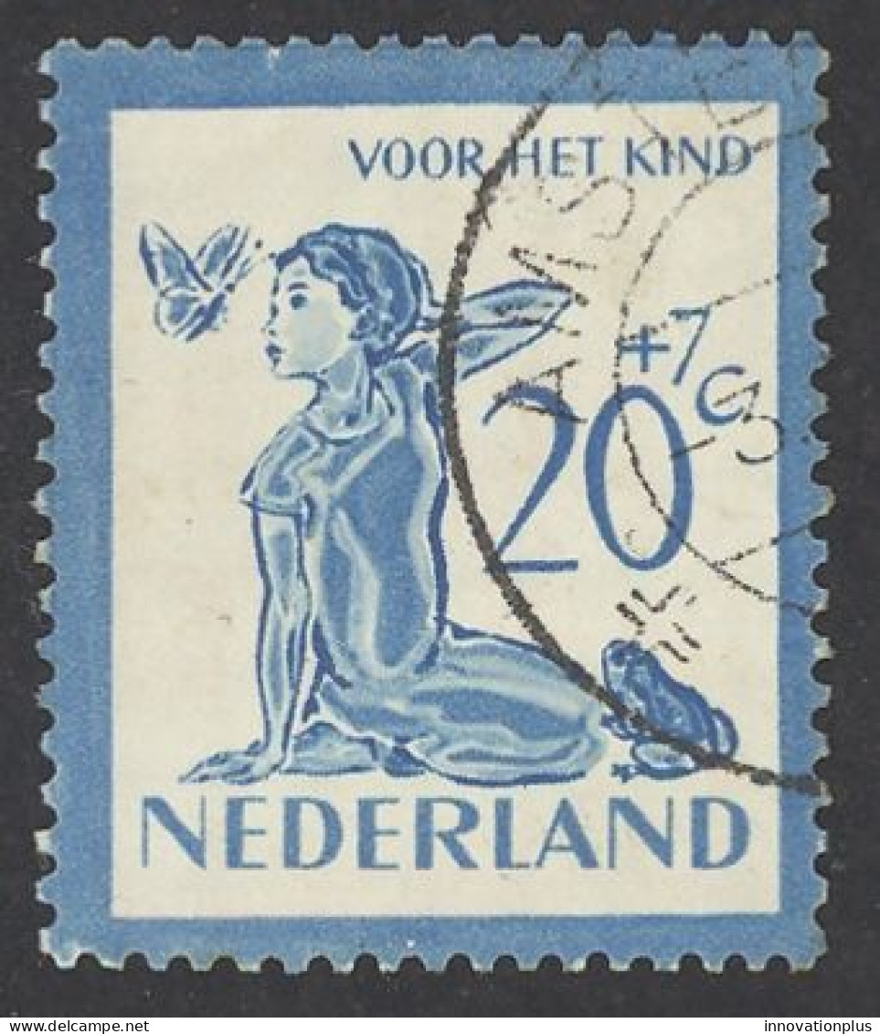 Netherlands Sc# B223 Used 1950 20c+7c Needy Children - Oblitérés