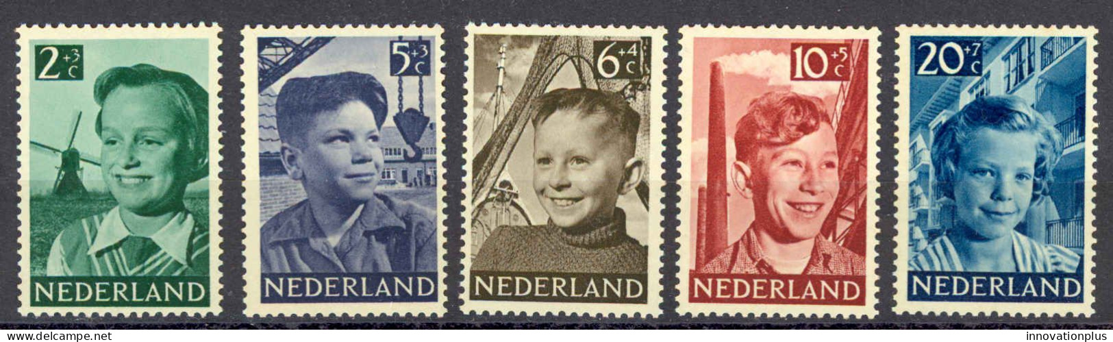 Netherlands Sc# B229-B233 MNH 1951 Child Welfare - Unused Stamps