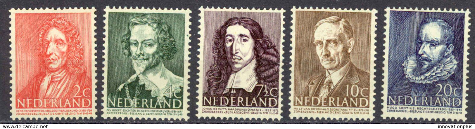 Netherlands Sc# B175-B179 MNH 1947 Social & Cultural Projects - Ongebruikt