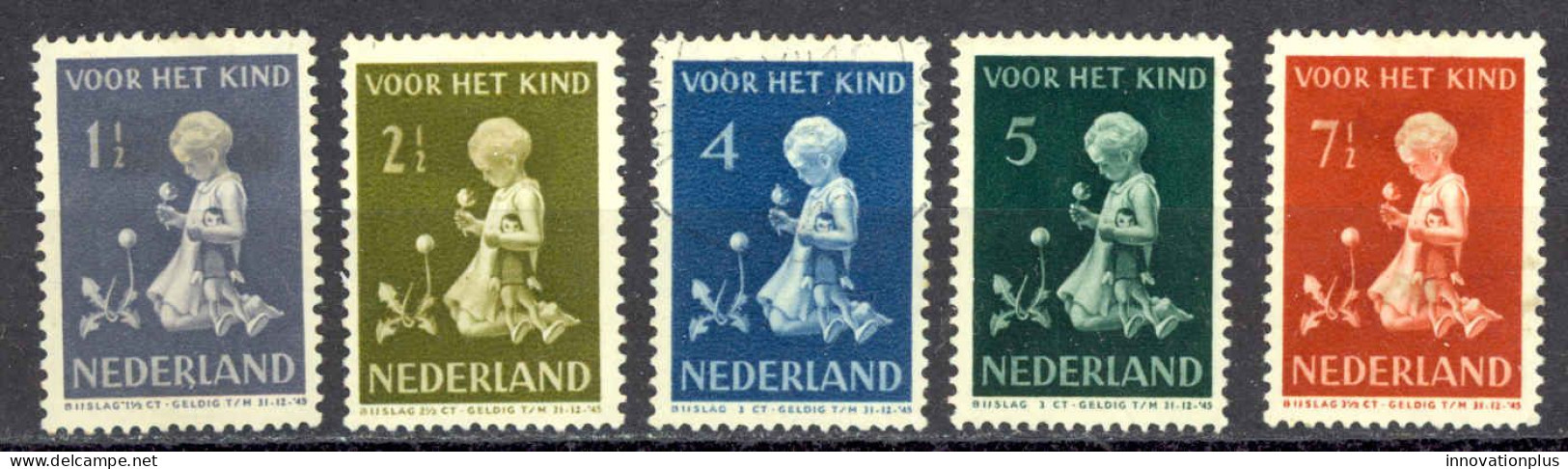 Netherlands Sc# B129-B133 MH (a) 1940 Destitute Children - Ungebraucht