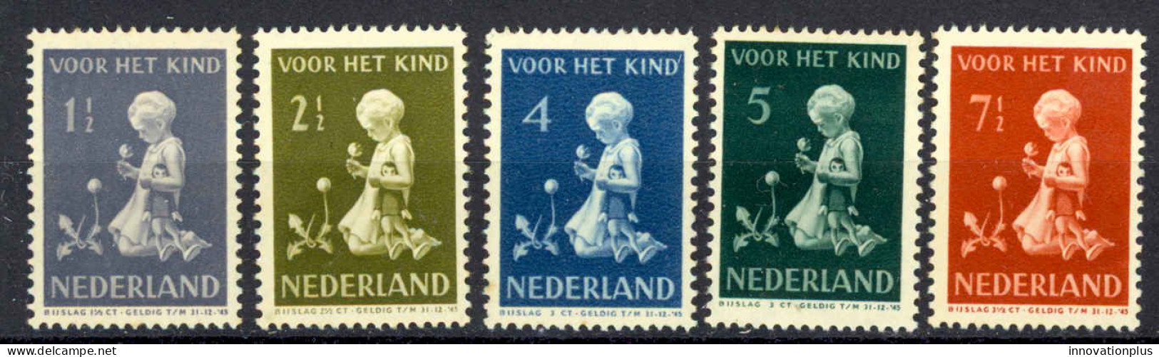 Netherlands Sc# B108-B112 MH 1938 Child Welfare - Neufs