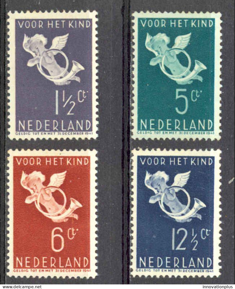 Netherlands Sc# B90-B93 MH 1936 Child Welfare - Unused Stamps