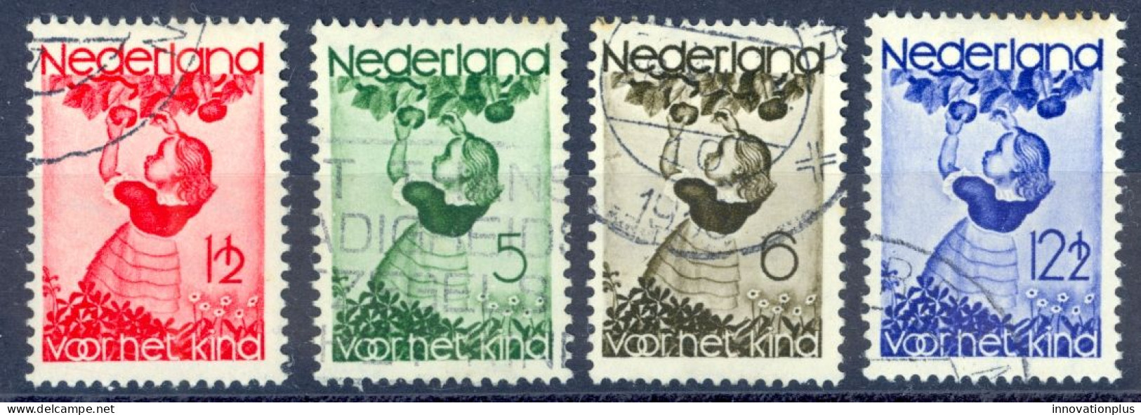 Netherlands Sc# B82-B85 Used (a) 1935 Child Welfare - Gebraucht