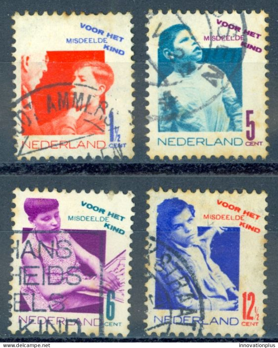 Netherlands Sc# B50-B53 Used 1931 Child Welfare - Usados