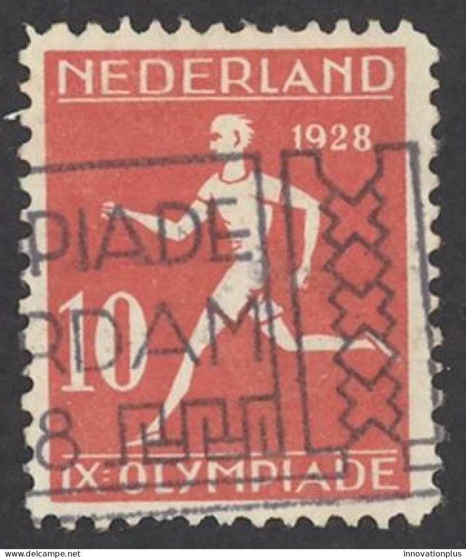 Netherlands Sc# B30 Used 1928 10c Olympic Games - Used Stamps