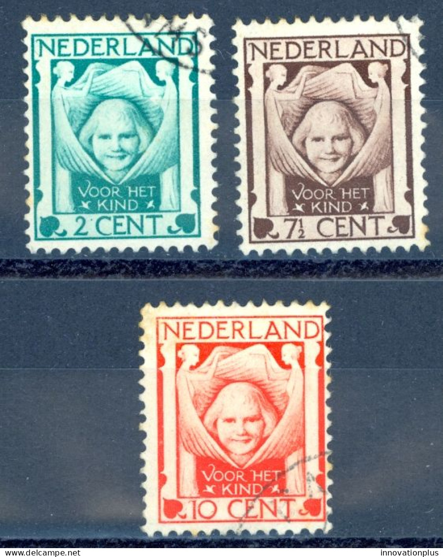 Netherlands Sc# B6-B8 Used (a) 1924 Child Welfare - Used Stamps