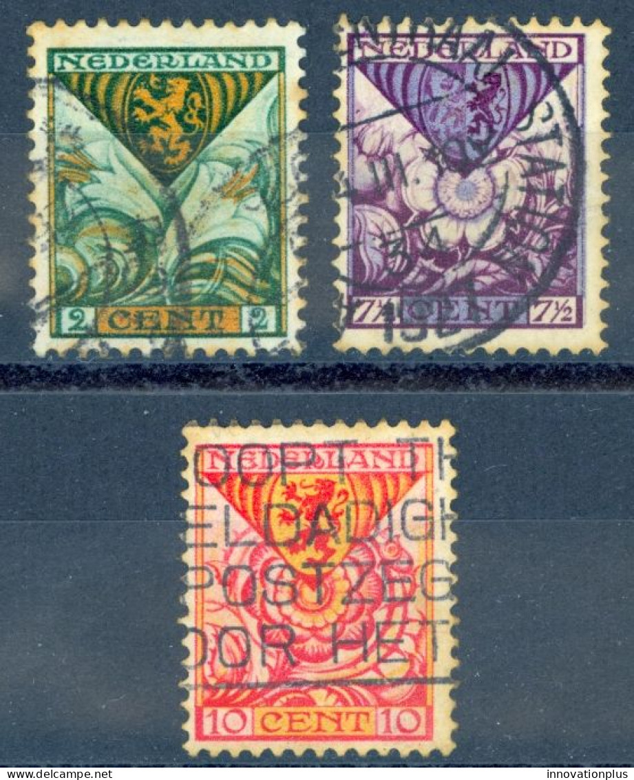 Netherlands Sc# B9-B11 Used (a) 1925 Child Welfare - Used Stamps