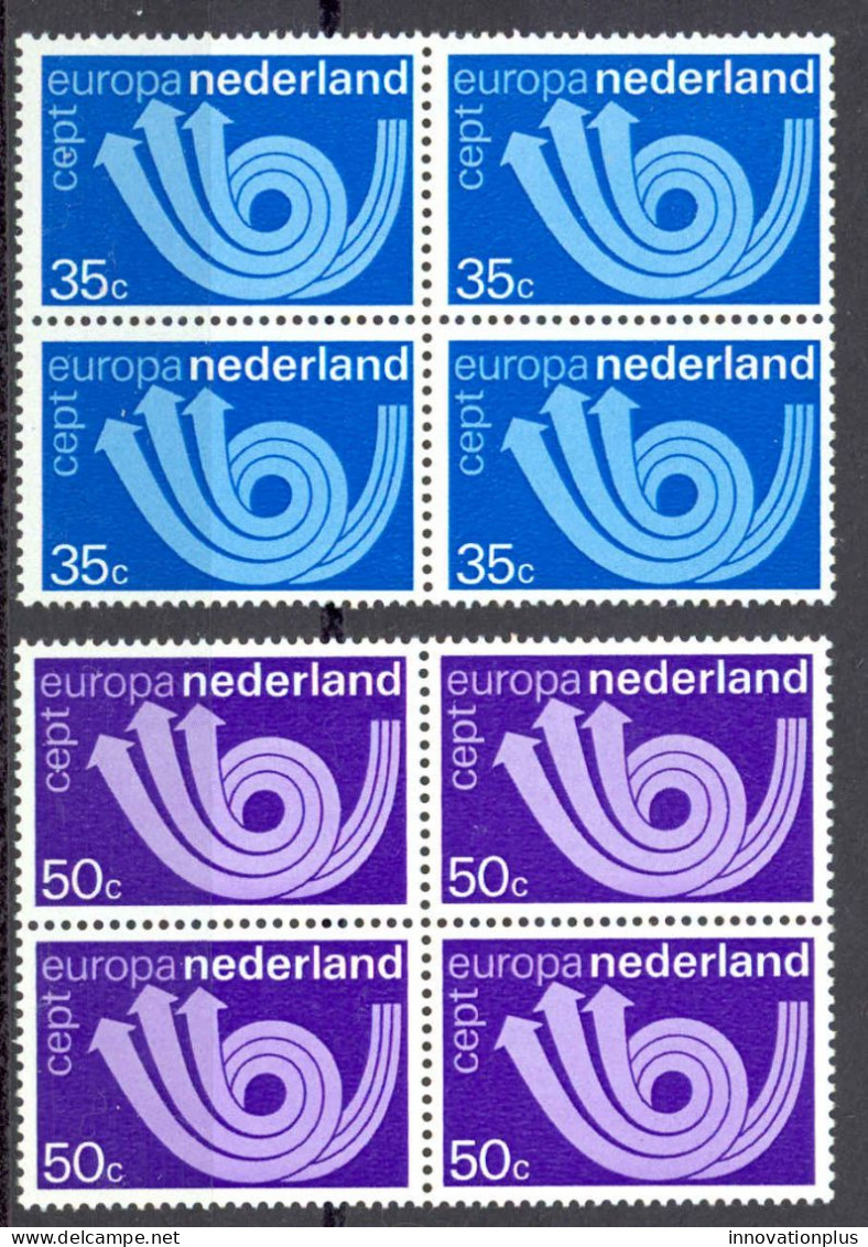 Netherlands Sc# 504-505 MNH Block/4 1973 Europa - Unused Stamps