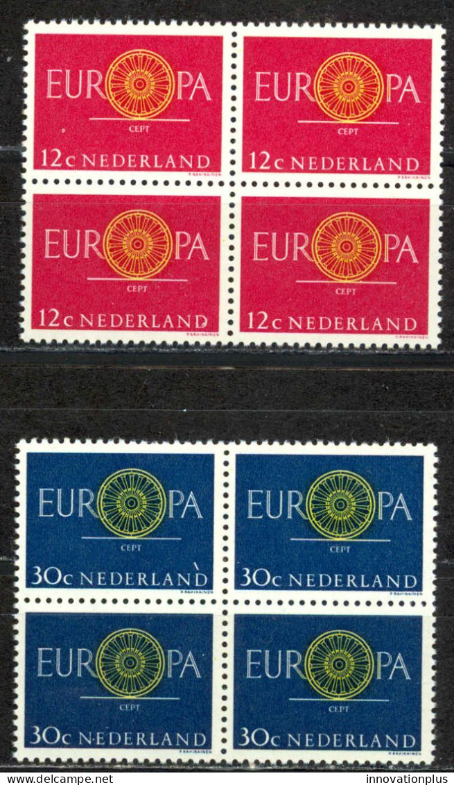 Netherlands Sc# 385-386 MNH Block/4 1960 Europa - Ongebruikt