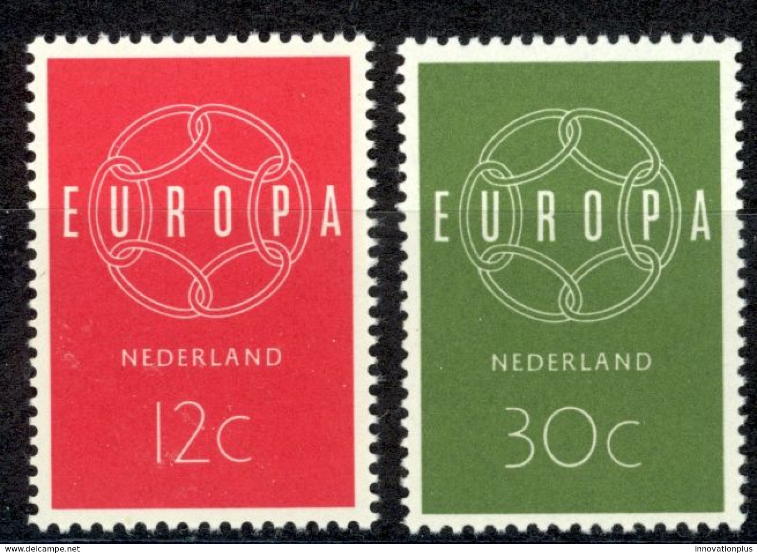 Netherlands Sc# 379-380 MNH 1959 Europa - Unused Stamps