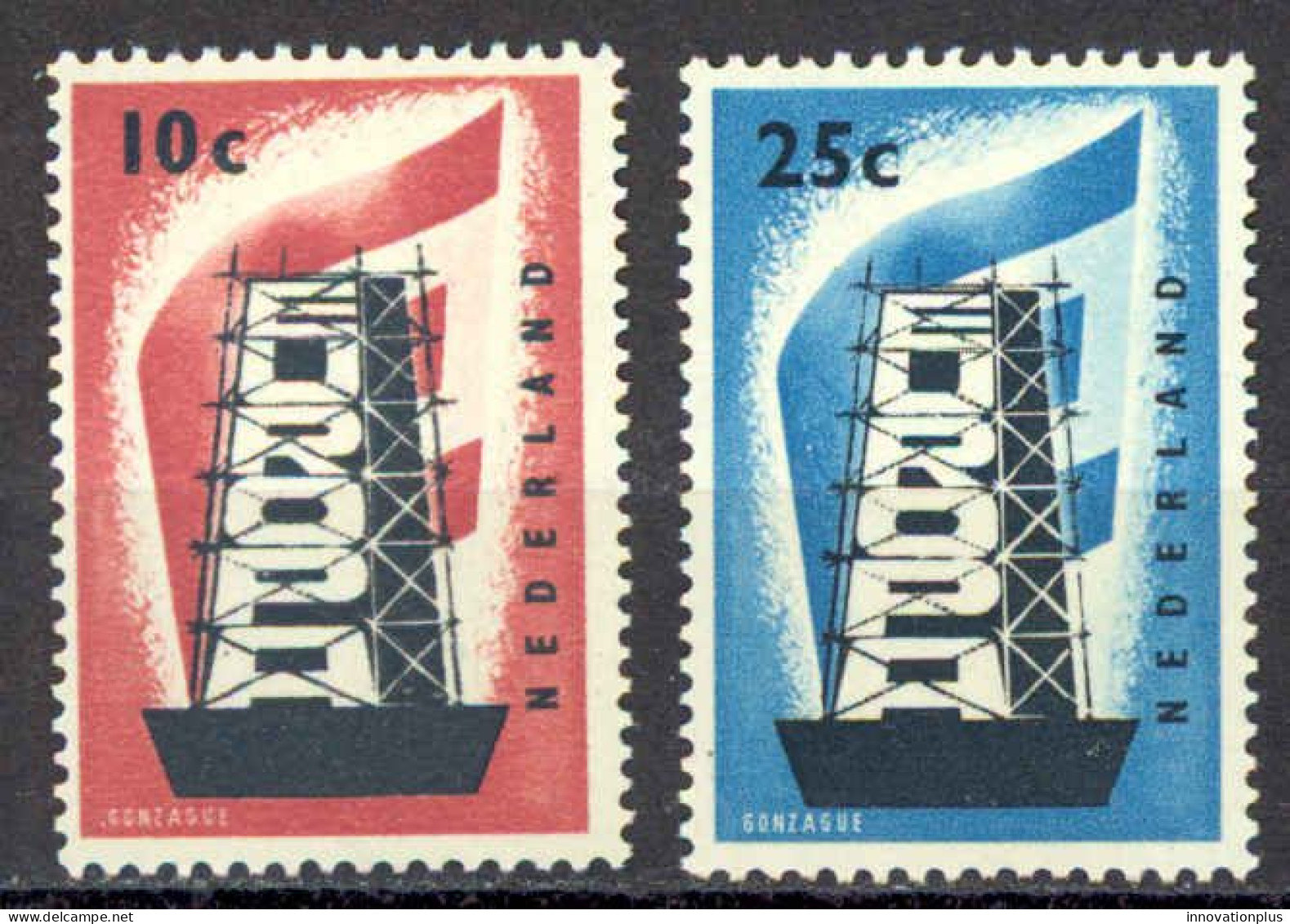 Netherlands Sc# 368-369 MNH 1956 Europa - Unused Stamps
