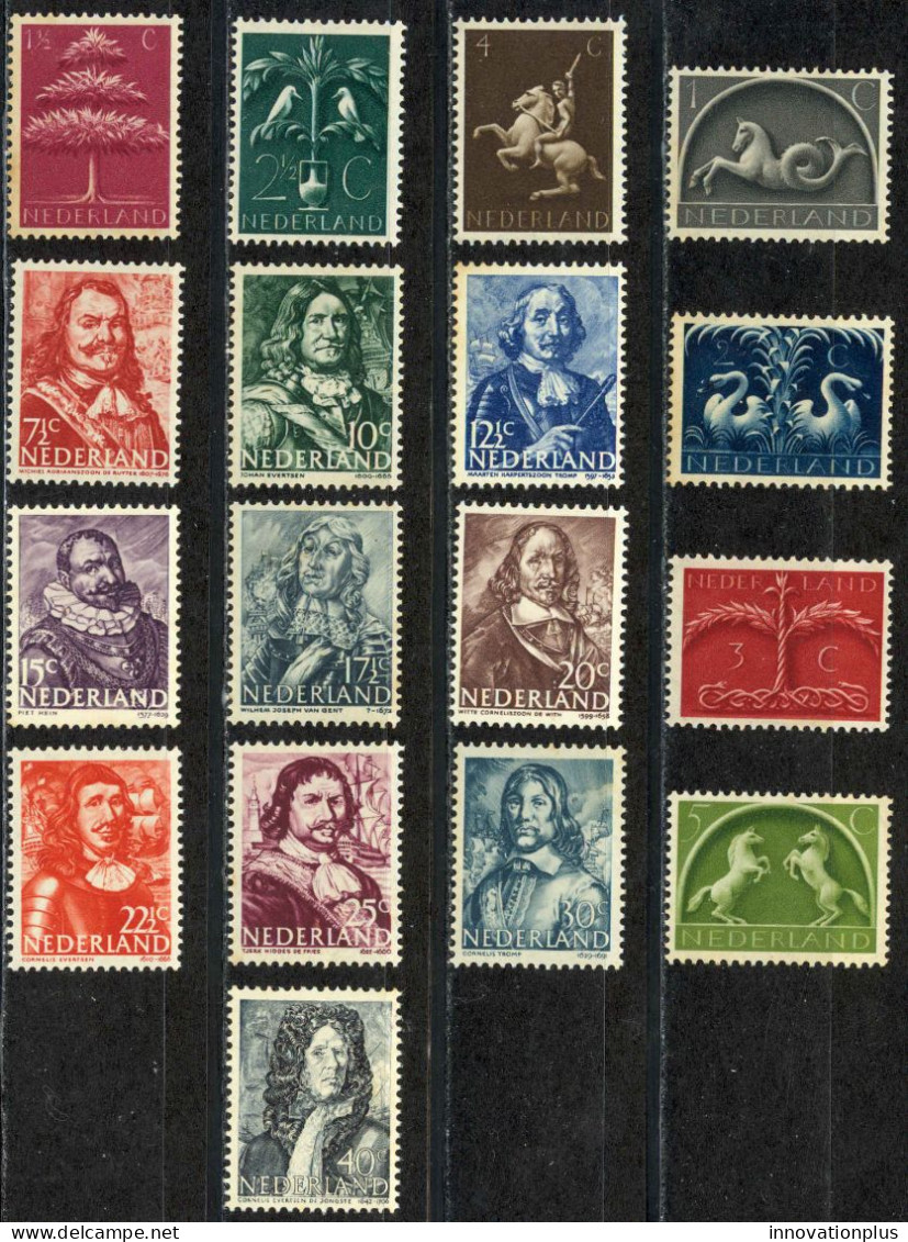 Netherlands Sc# 245-261 MNH 1944-1946 Definitive - Unused Stamps