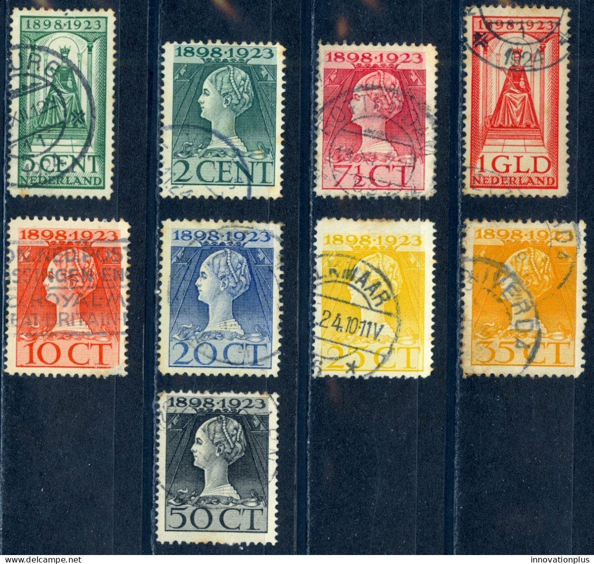 Netherlands Sc# 124-132 Used 1923 Queen Wilhelmina - Used Stamps