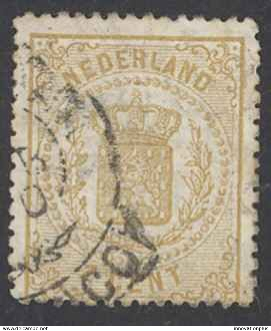 Netherlands Sc# 21 Used 1869-1871 2c Coat Of Arms - Gebruikt