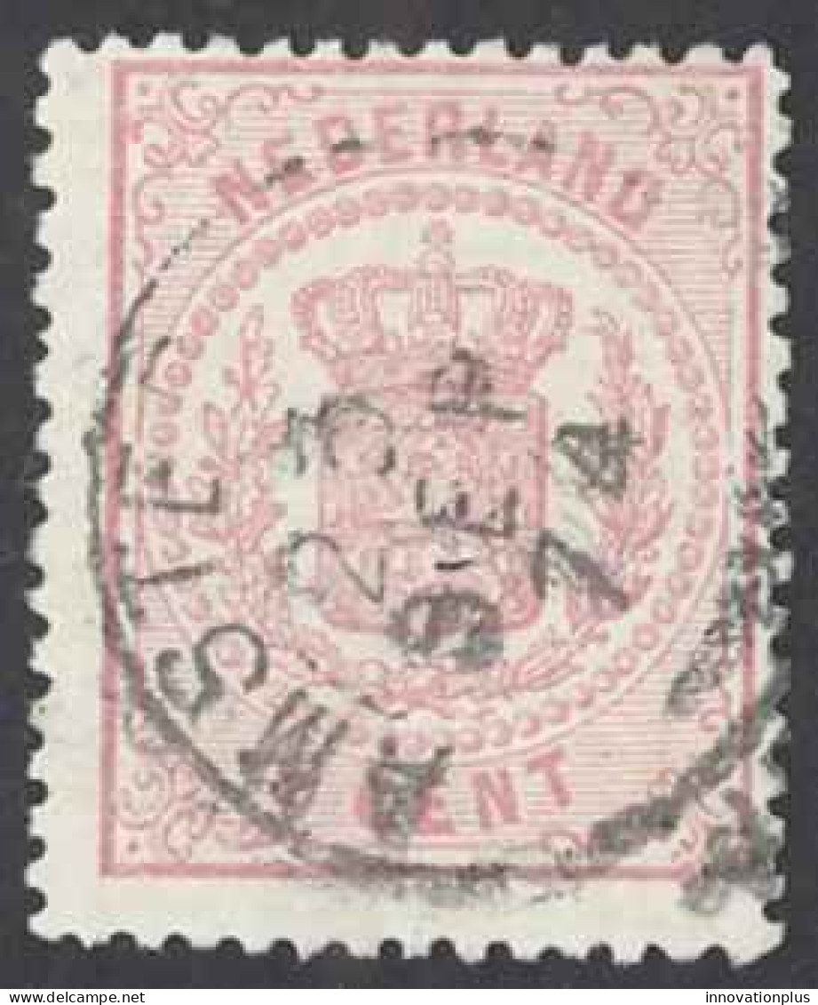 Netherlands Sc# 20 Used 1869-1871 1 1/2c Coat Of Arms - Gebruikt