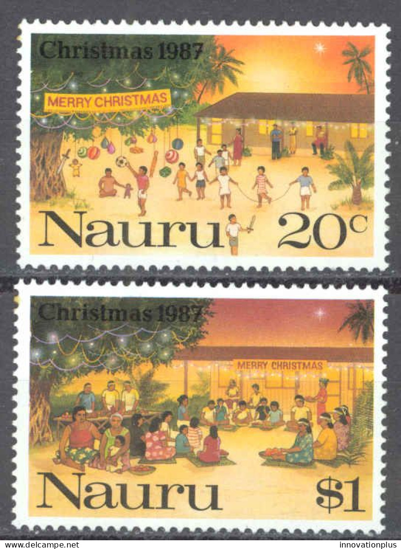 Nauru Sc# 341-342 MNH 1987 Christmas - Nauru