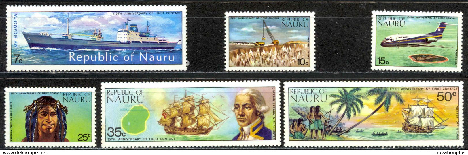 Nauru Sc# 108-113 MH 1974 Definitives - Nauru