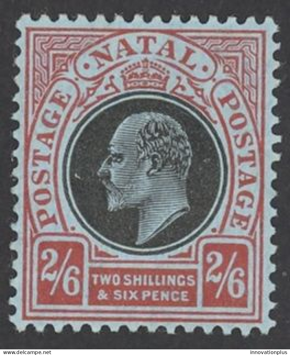 Natal Sc# 113 MH 1908-1909 2sh6p King Edward VII - Natal (1857-1909)