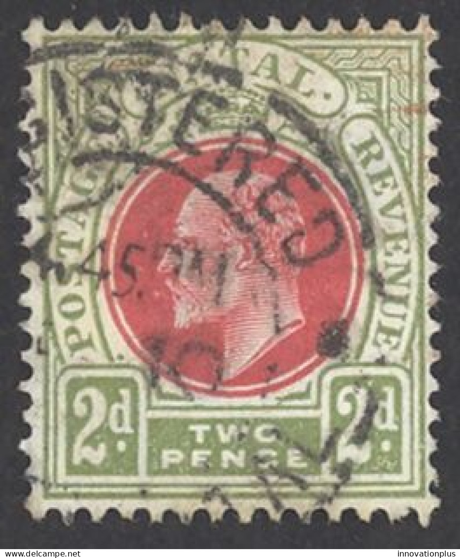 Natal Sc# 103 Used 1904-1908 2p King Edward VII - Natal (1857-1909)