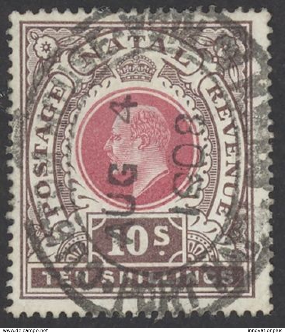 Natal Sc# 95 Used 1902-1903 10sh King Edward VII - Natal (1857-1909)