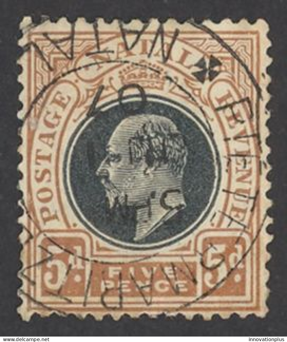 Natal Sc# 88 Used (a) 1902-1903 5p King Edward VII - Natal (1857-1909)