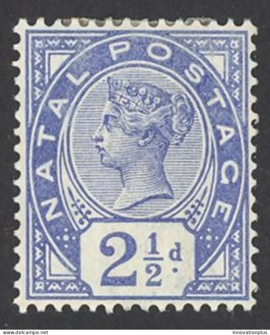 Natal Sc# 78 MH 1891 2½p Queen Victoria - Natal (1857-1909)