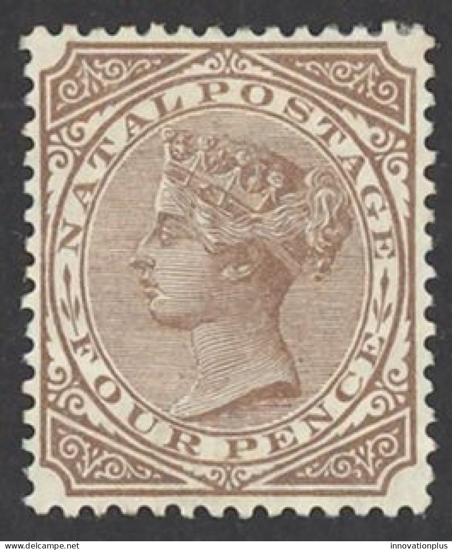 Natal Sc# 70 MH 1882-1889 4p Queen Victoria - Natal (1857-1909)