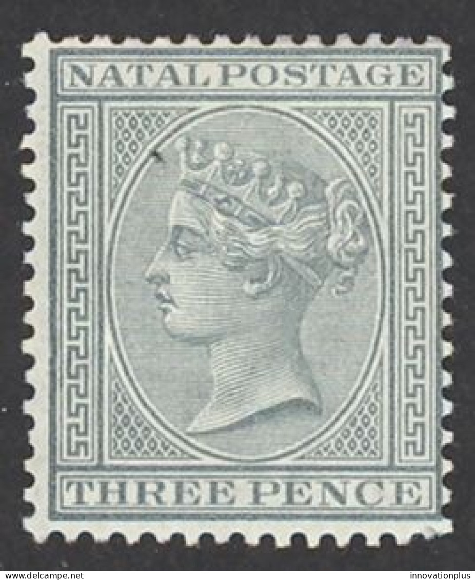 Natal Sc# 69 MH 1889 3p Gray Queen Victoria - Natal (1857-1909)