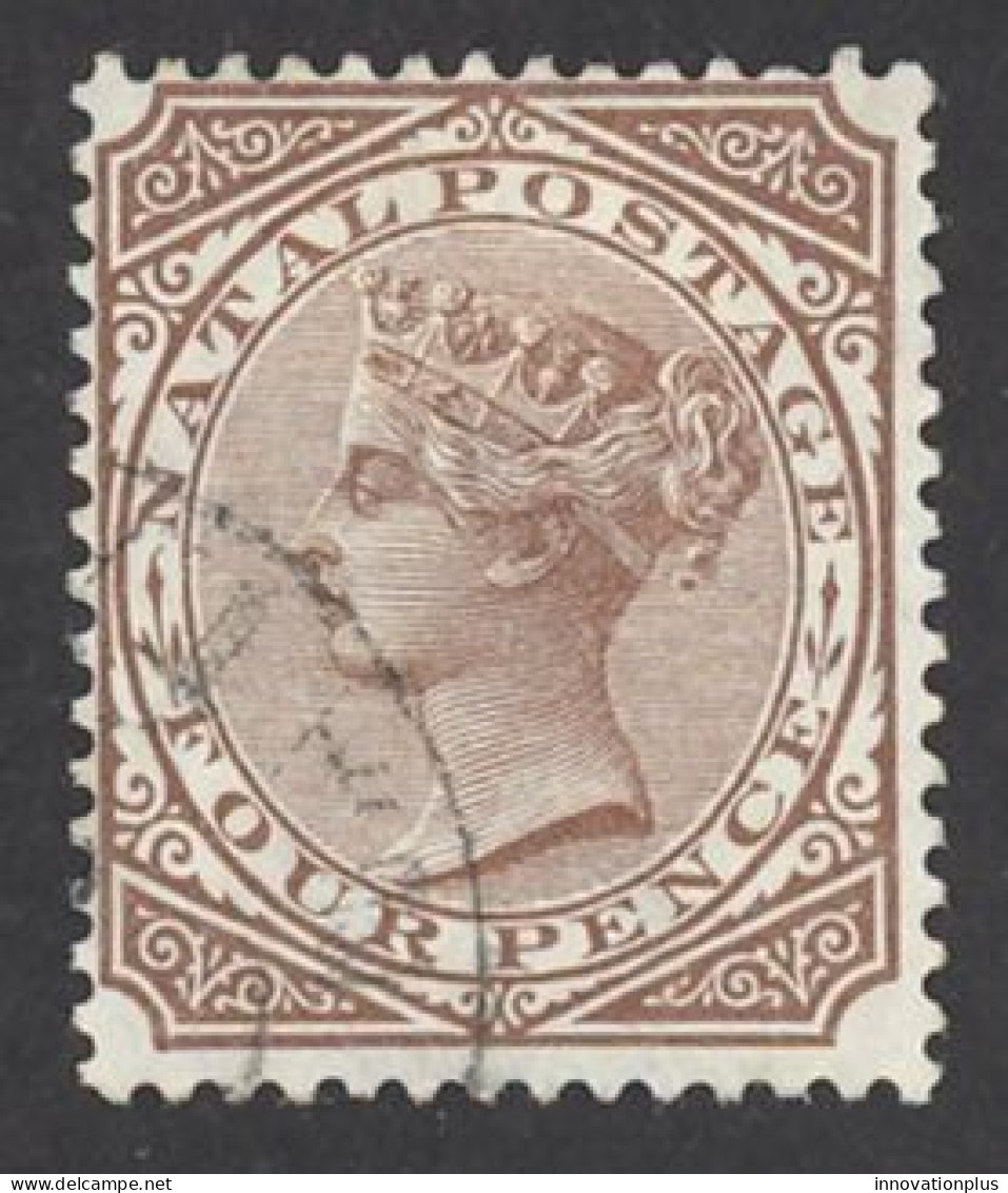 Natal Sc# 53 Used 1878 4p Queen Victoria - Natal (1857-1909)