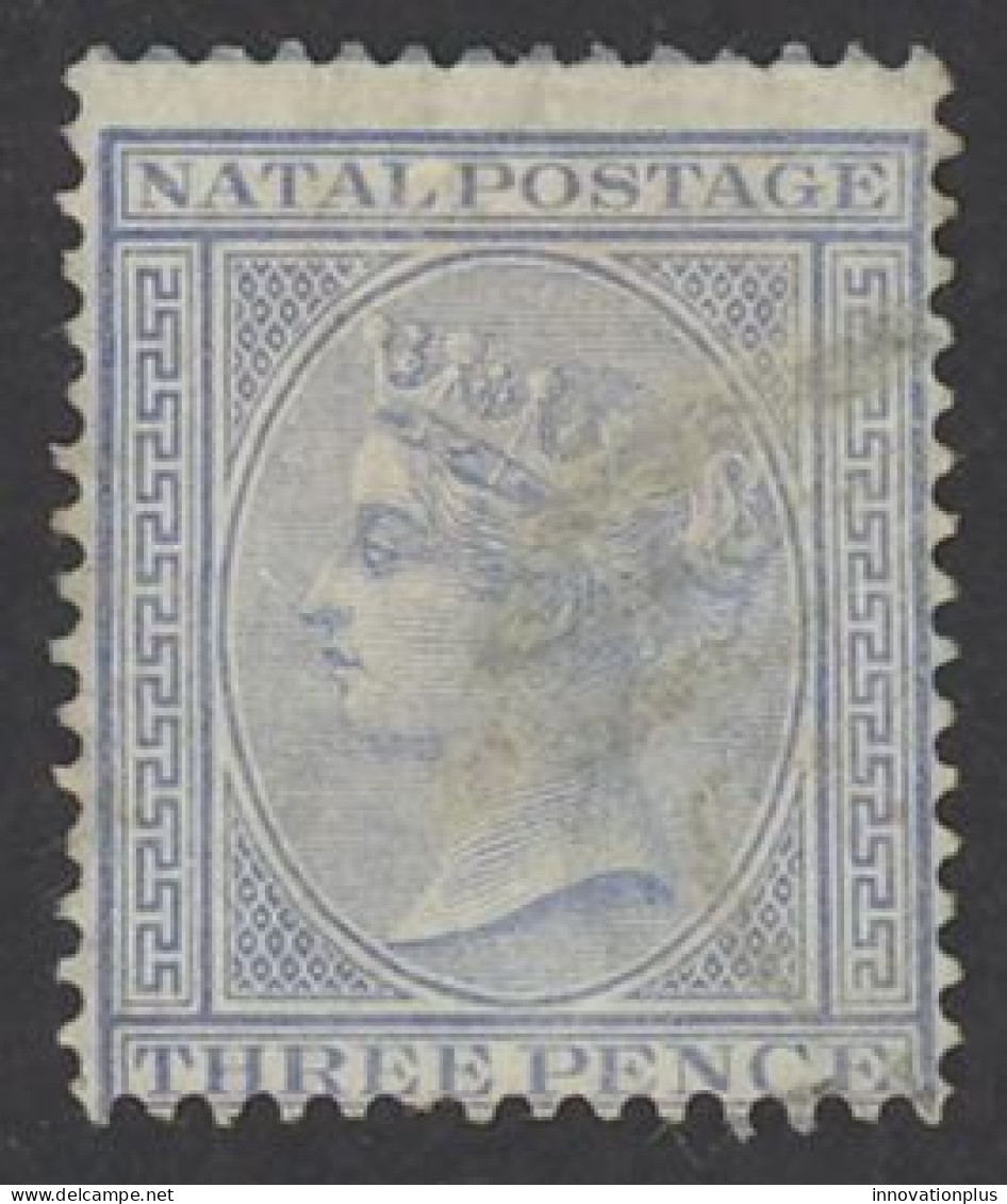 Natal Sc# 52 Used 1874-1878 3p Queen Victoria - Natal (1857-1909)