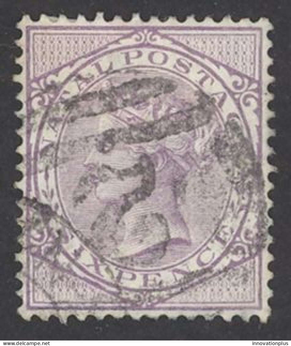 Natal Sc# 54 Used (a) 1874-1878 6p Queen Victoria - Natal (1857-1909)