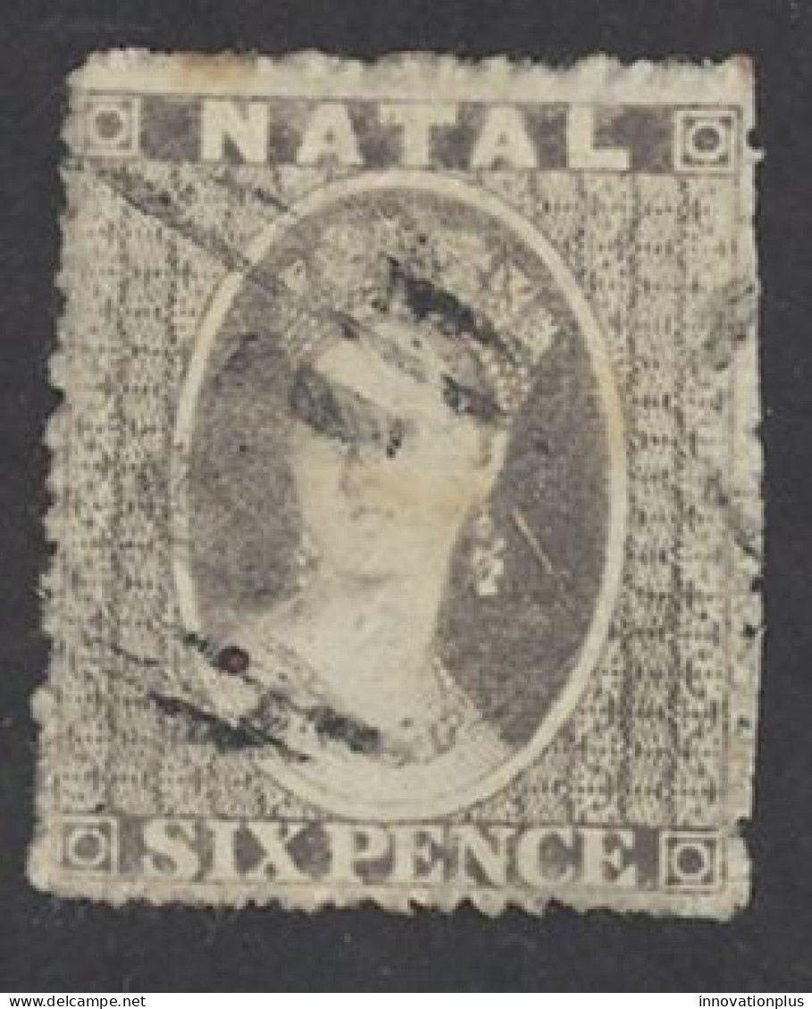 Natal Sc# 13 Used 1862 6p Queen Victoria - Natal (1857-1909)