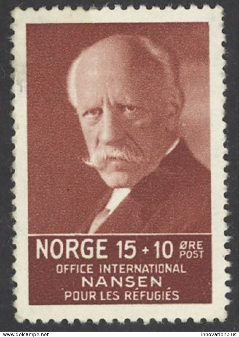 Norway Sc# B6 MH 1935 Fridtjof Nansen - Unused Stamps