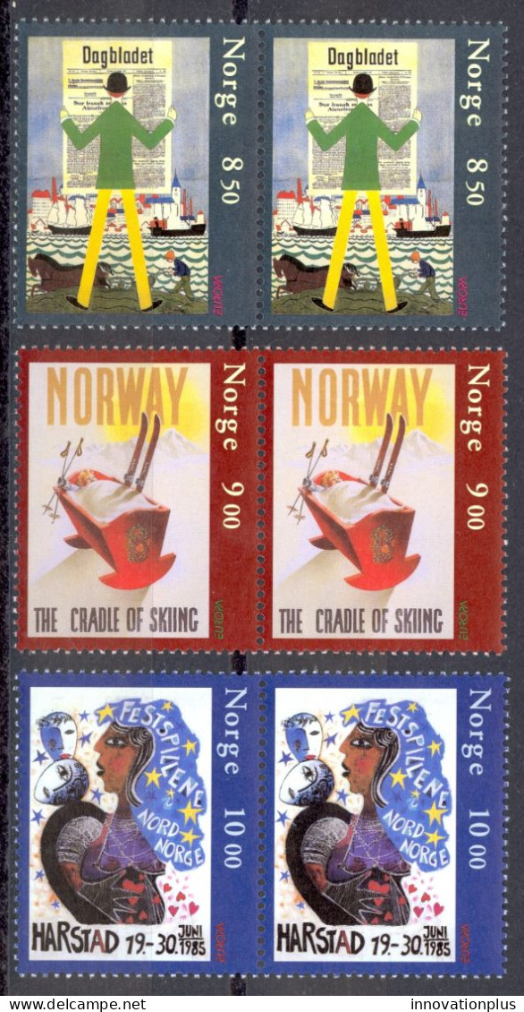 Norway Sc# 1374-1376 MNH Pair 2003 Europa - Neufs