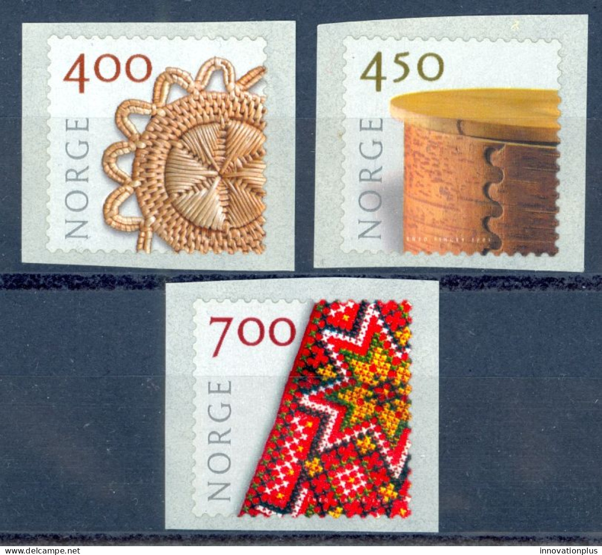Norway Sc# 1274-1276 MNH 2001 Crafts - Unused Stamps