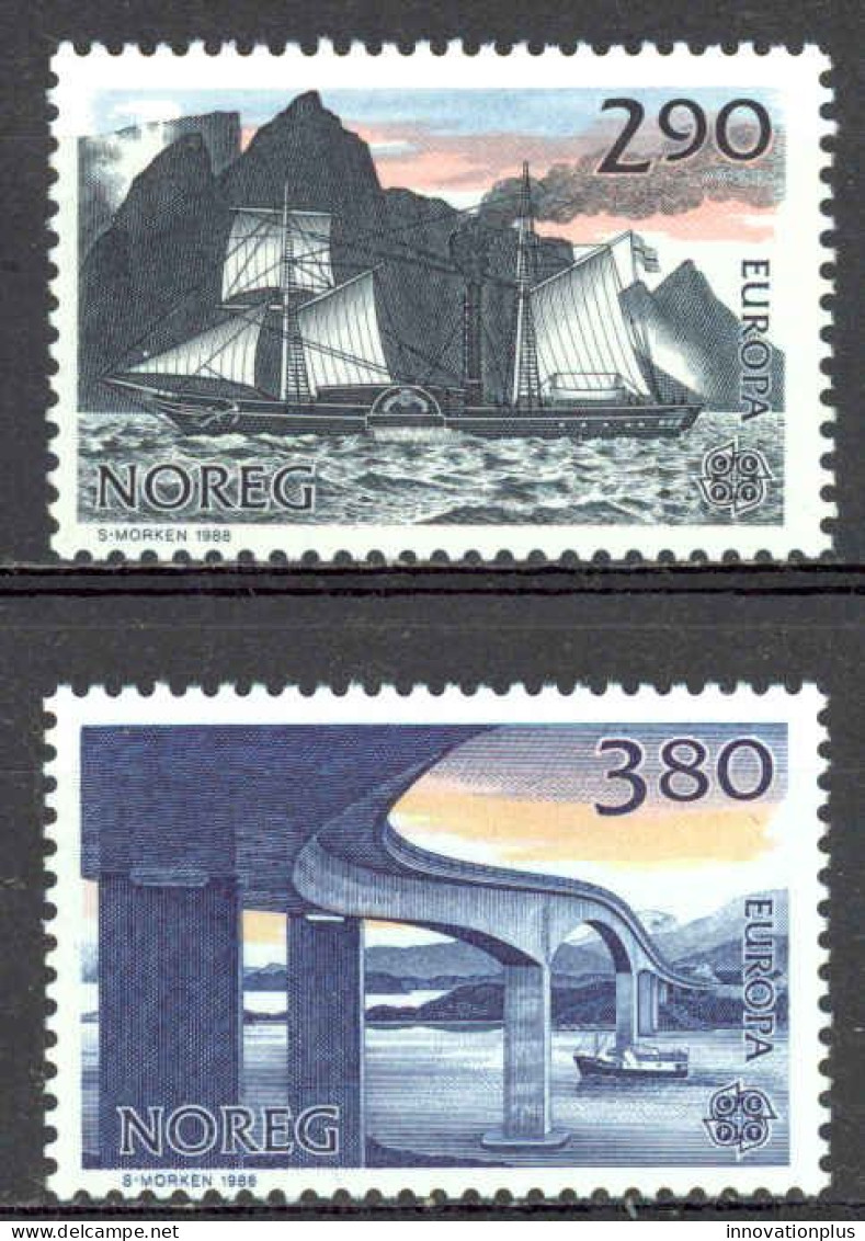 Norway Sc# 928-929 MNH 1988 Europa - Ungebraucht
