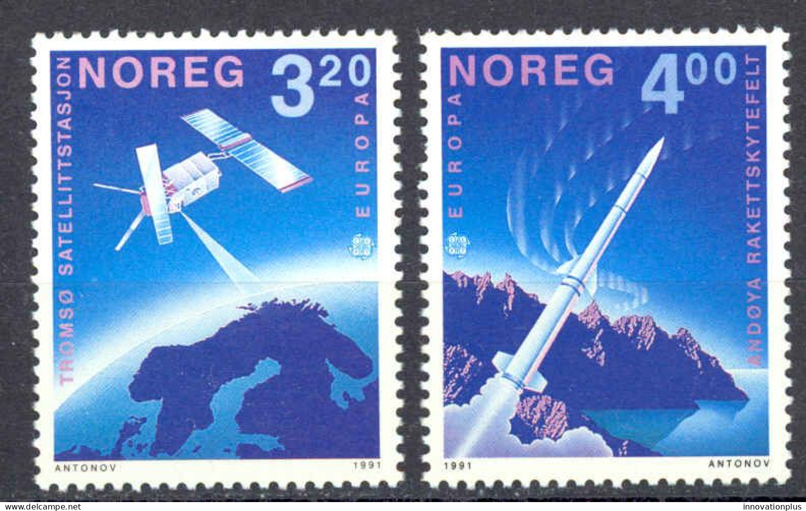 Norway Sc# 989-990 MNH 1991 Europa - Neufs