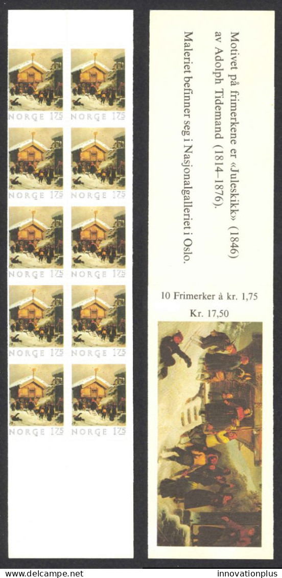 Norway Sc# 815a MNH Complete Booklet 1982 Christmas - Ongebruikt