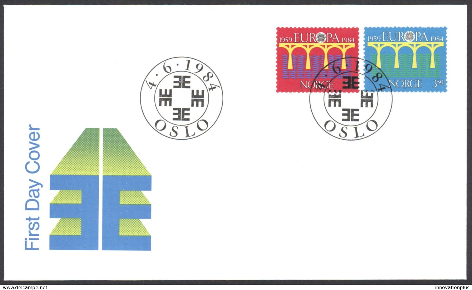 Norway Sc# 841-842 FDC 1984 Europa - FDC