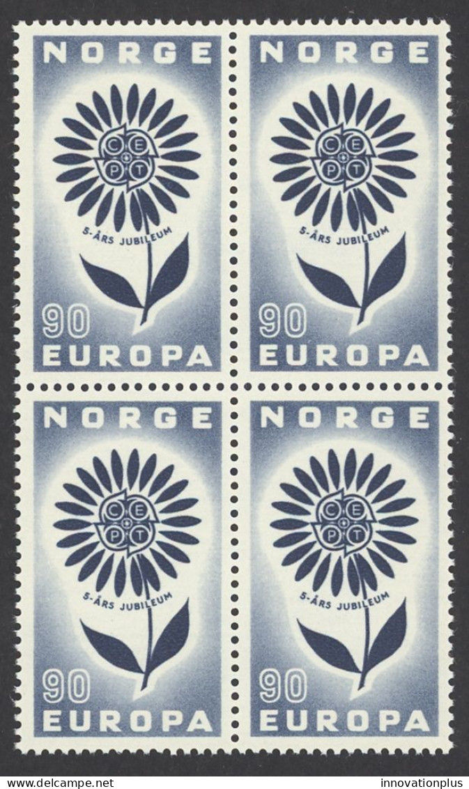 Norway Sc# 458 MNH Block/4 1964 Europa - Neufs